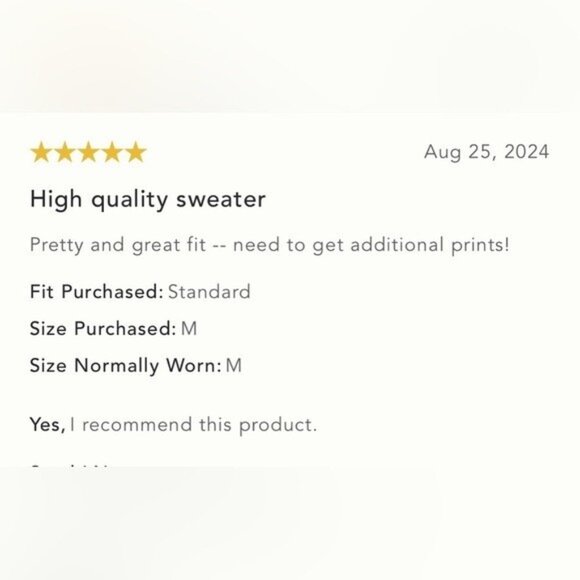 NWT Size M (P2P 22") -The Camryn Cropped Crewneck Sweater by Maeve (NWT US$ 98) - Picture 4 of 16